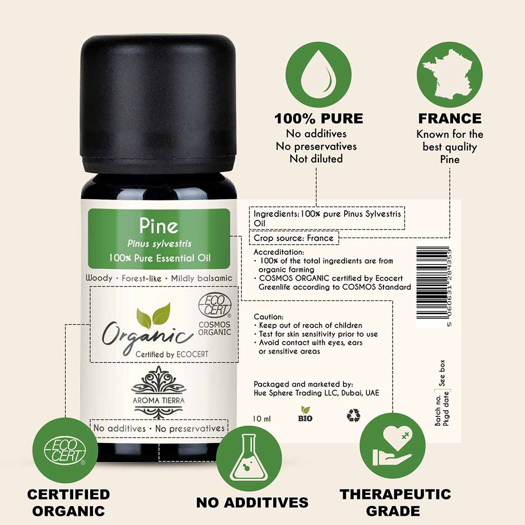 AROMARA Essential Fragrance Oil Pine 10 ml Pine Arven Oil Pinus Cembra Pure  Essential Oils for Oil Burner Room Fragrance Aromatherapy : :  Health & Personal Care