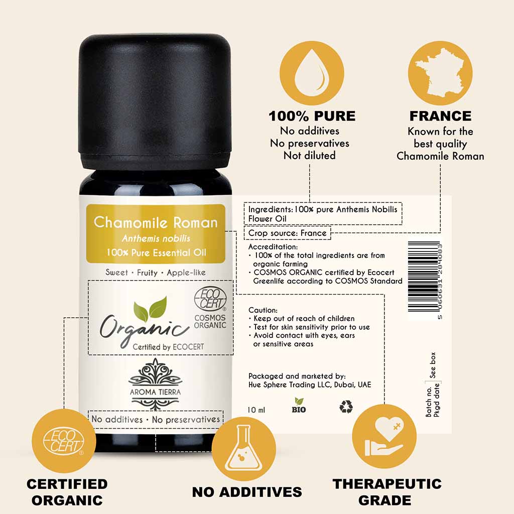 organic roman chamomile oil pure food tea