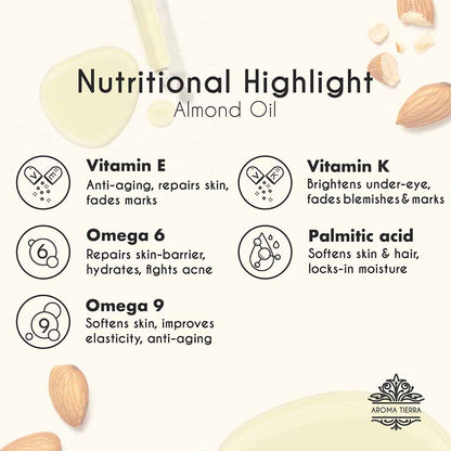 organic sweet almond oil carrier vitamin e
