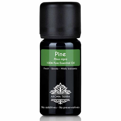 Aroma Tierra Pine essential oil steam distillation of Scotch Pine needles, Pinus sylvestris, 10 ml 