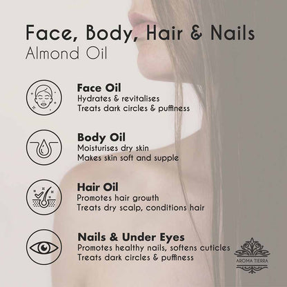 almond oil face skin hair body nails benefits