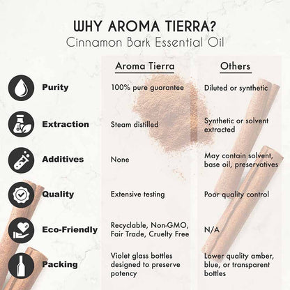 organic cinnamon bark essential oil pure aroma tierra