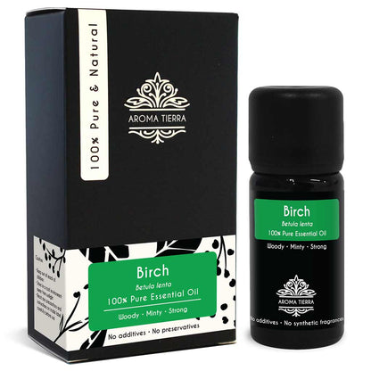 birch essential oil aroma tierra skin hair sauna