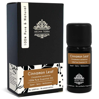 cinnamon leaf oil aroma tierra skin hair body face