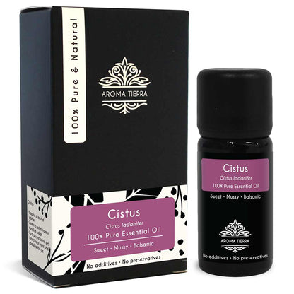 cistus essential oil skin hair face aroma tierra