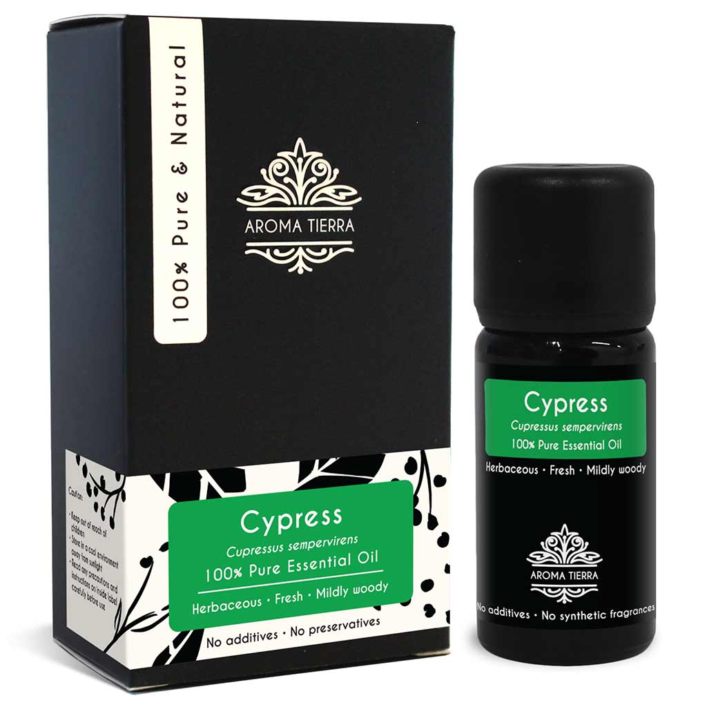 cypress essential oil aroma tierra spider veins