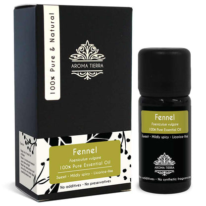 100% Natural and Pure Fennel essential oil, no preservatives, no additives, undiluted, no solvent, no synthetic fragrance 
