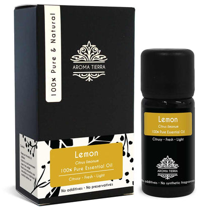 lemon essential oil aroma tierra skin hair