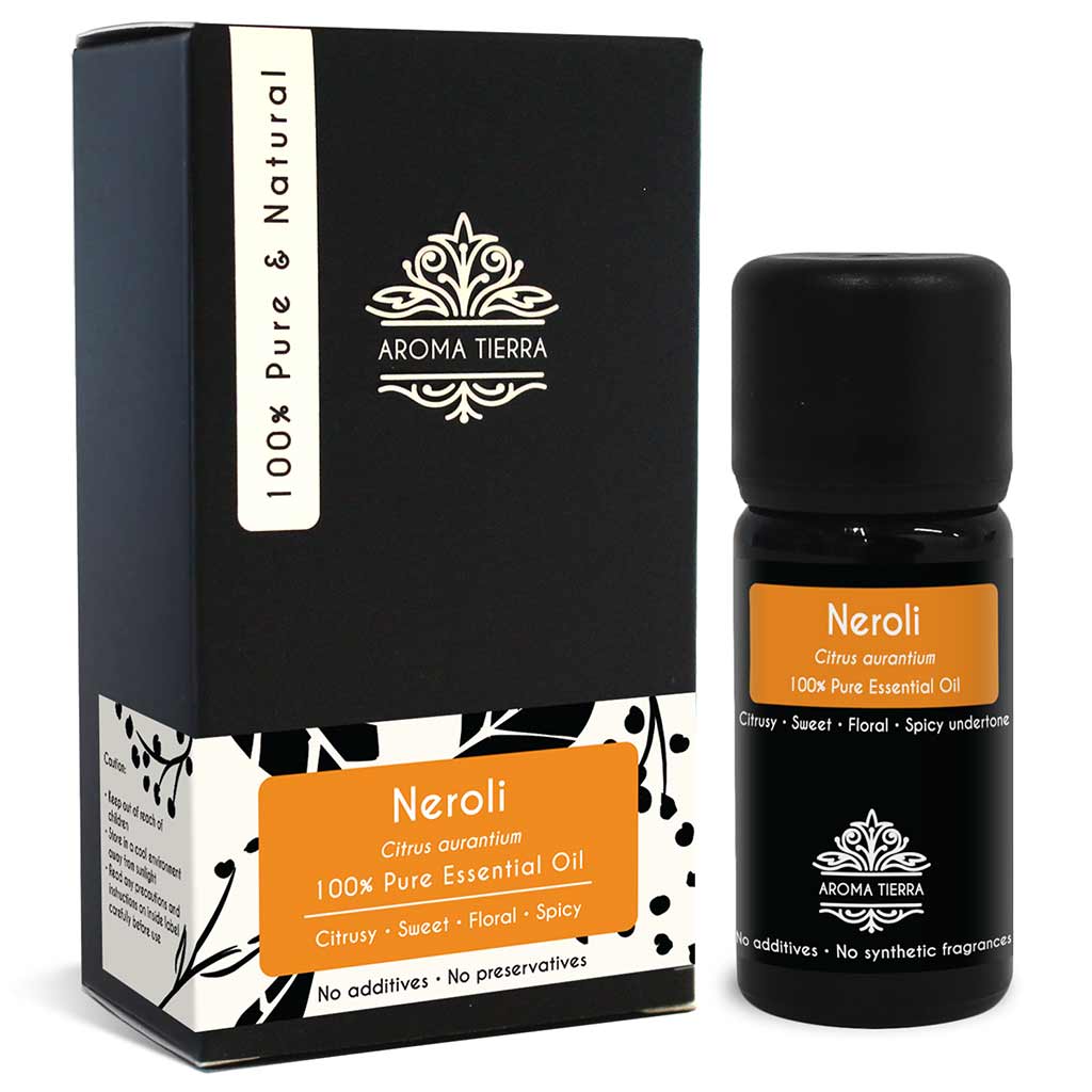 neroli oil aroma tierra for face skin body