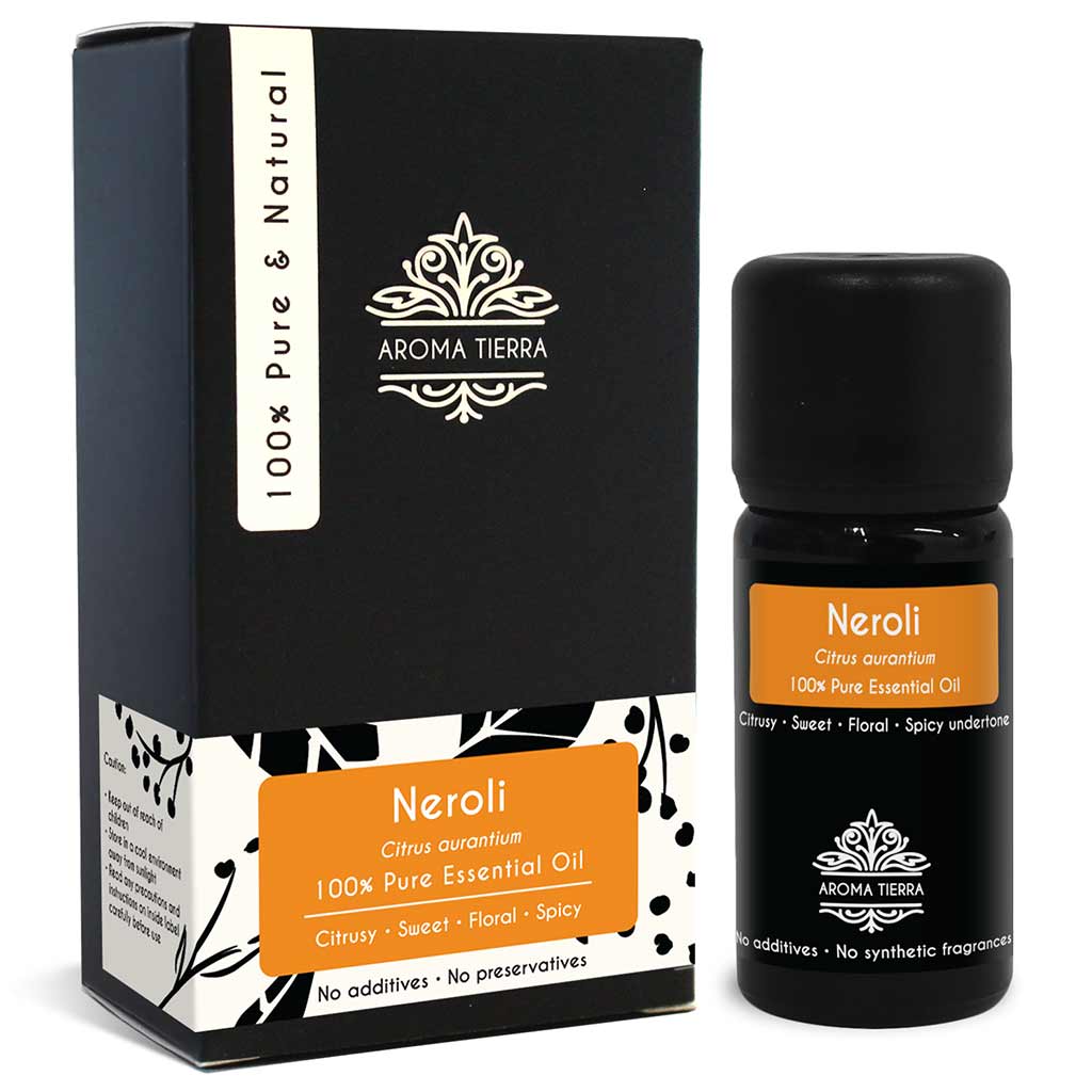 Best Pure Neroli essential oil antibacterial and antifungal,  treating blemishes, pimples, or wounds