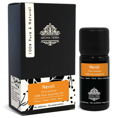 Best Pure Neroli essential oil antibacterial and antifungal,  treating blemishes, pimples, or wounds