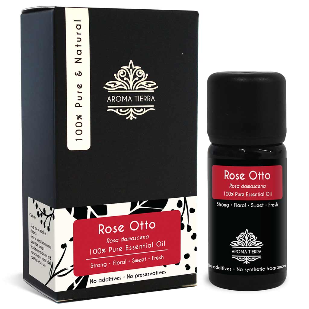 rose essential oil aroma tierra skin use face