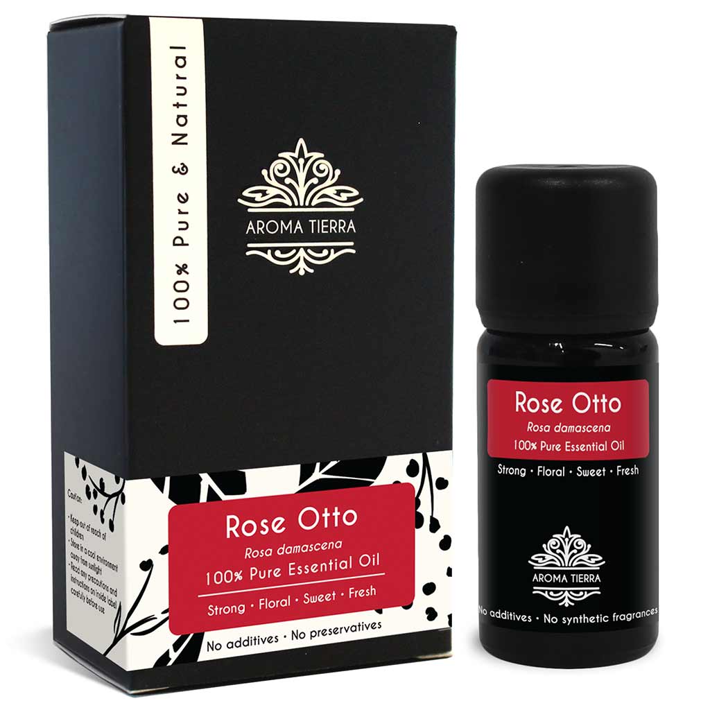 Natural Rose essential oil reduces anxiety and stress. 