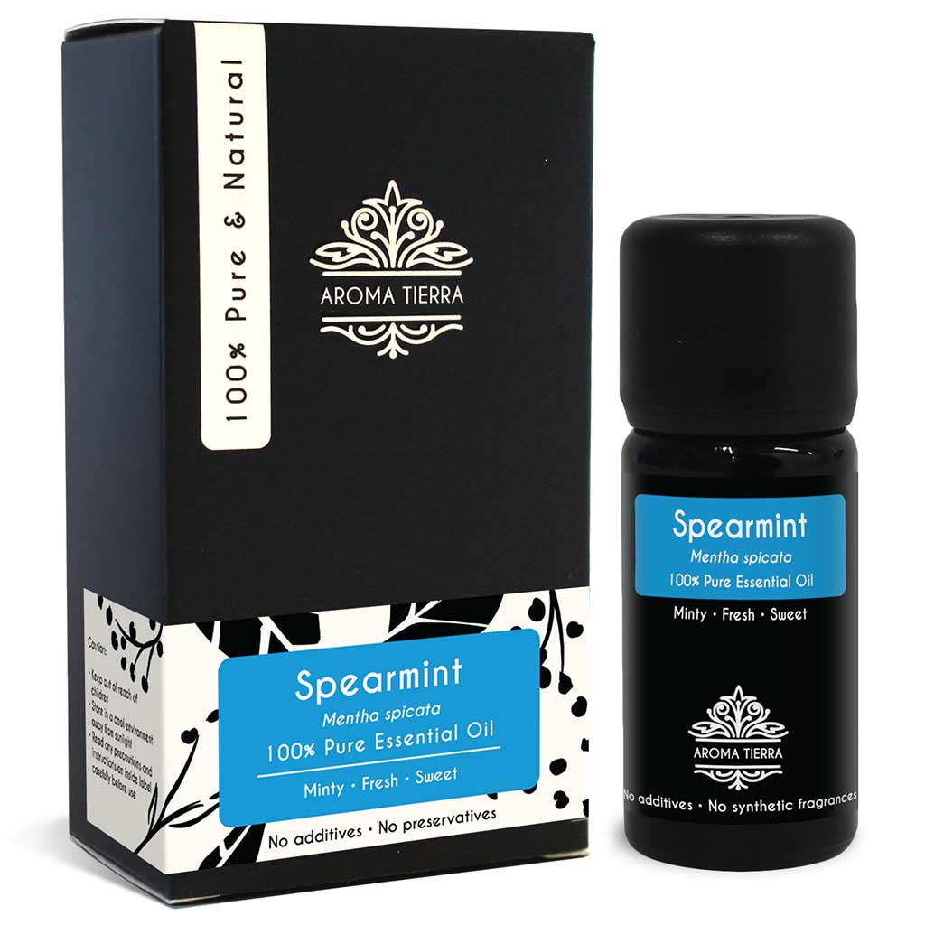 spearmint essential oil skin hair aroma tierra