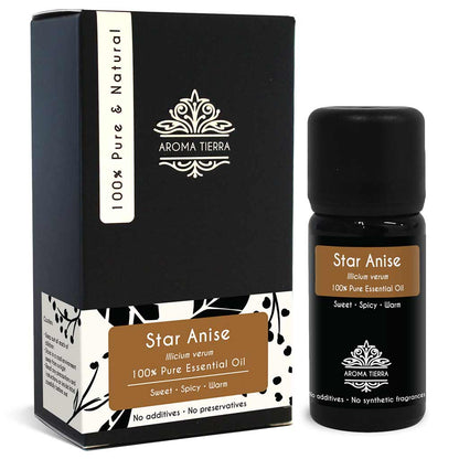 star anise essential oil skin hair aroma tierra