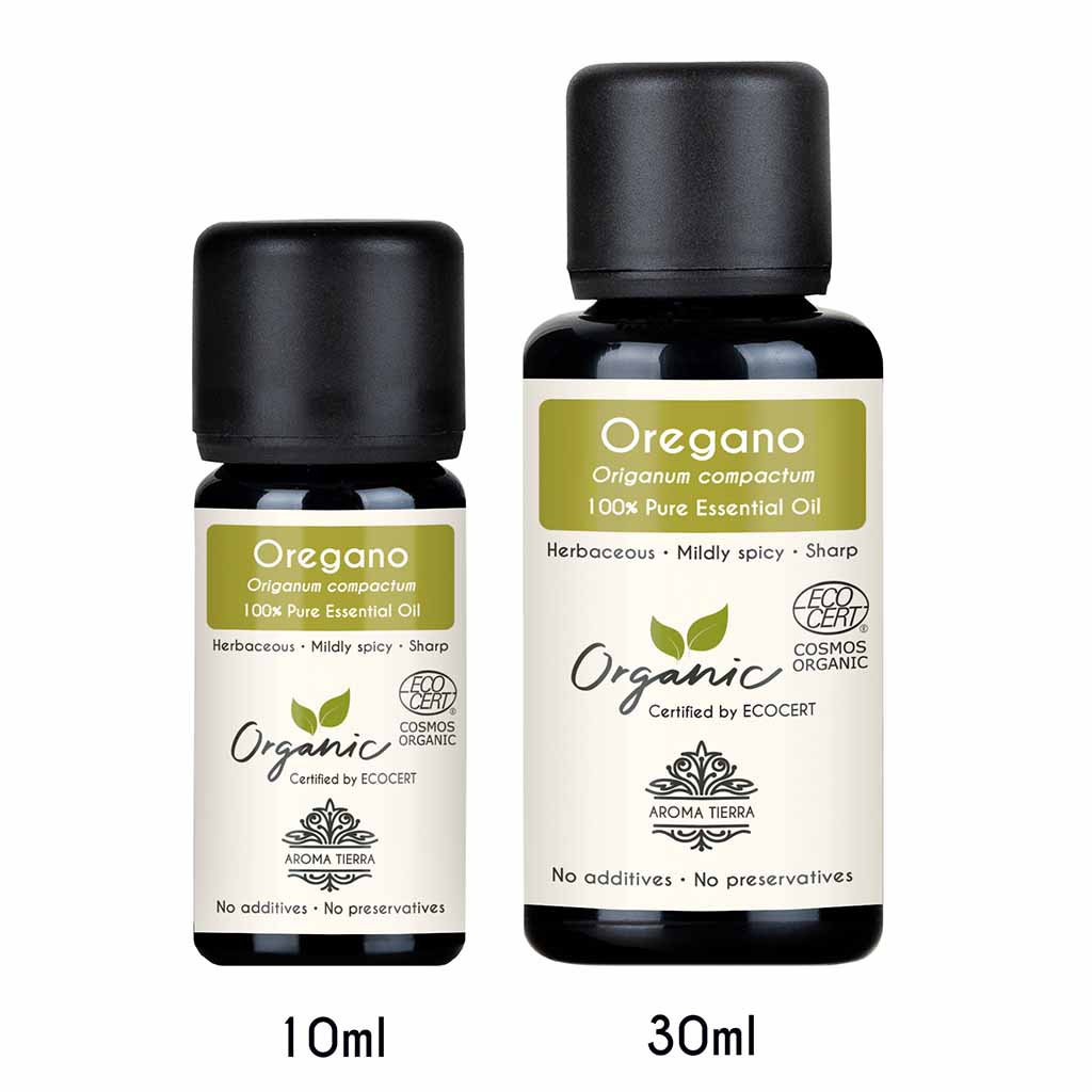 Aroma Tierra Organic Oregano  essential oil best for diffuser boost mental clarity, calming, relaxation. 