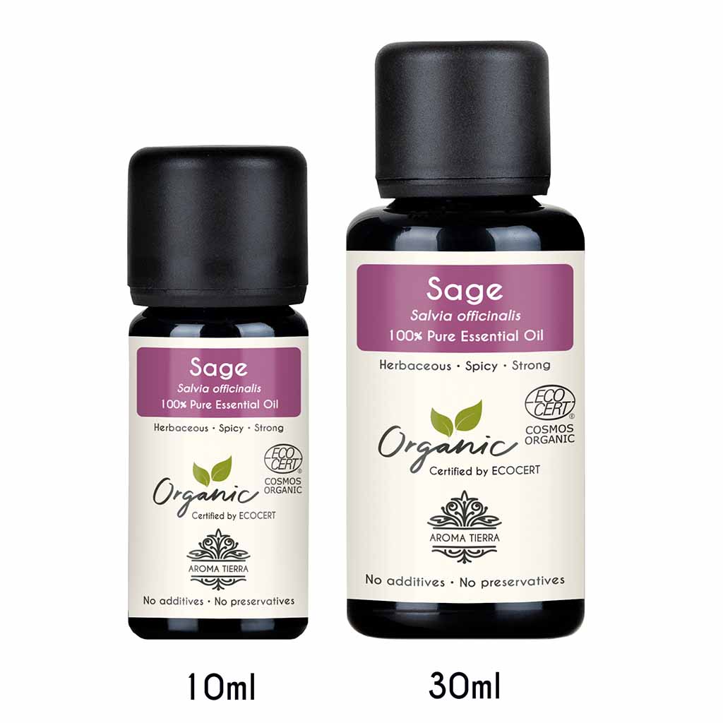 organic sage essential oil aromatherapy diffuser