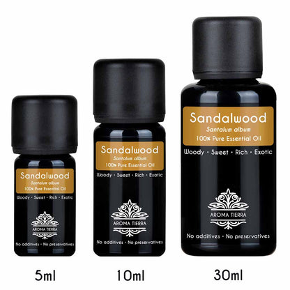 Sandalwood essential oil reduce dandruff, dryness flakiness, hair fall