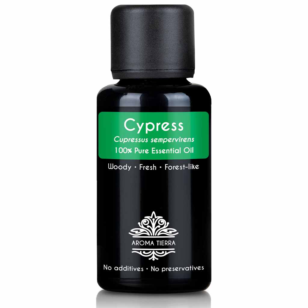 Pure cypress essential oil natural therapeutic grade, 30 ml. 