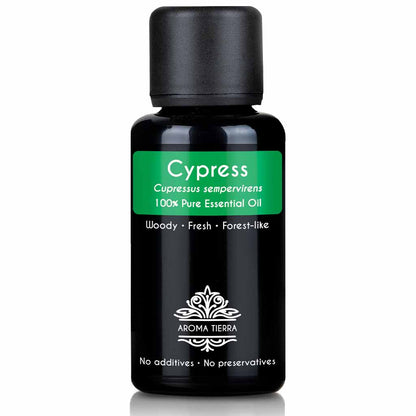 Pure cypress essential oil natural therapeutic grade, 30 ml. 