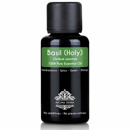 holy basil essential oil pure natural