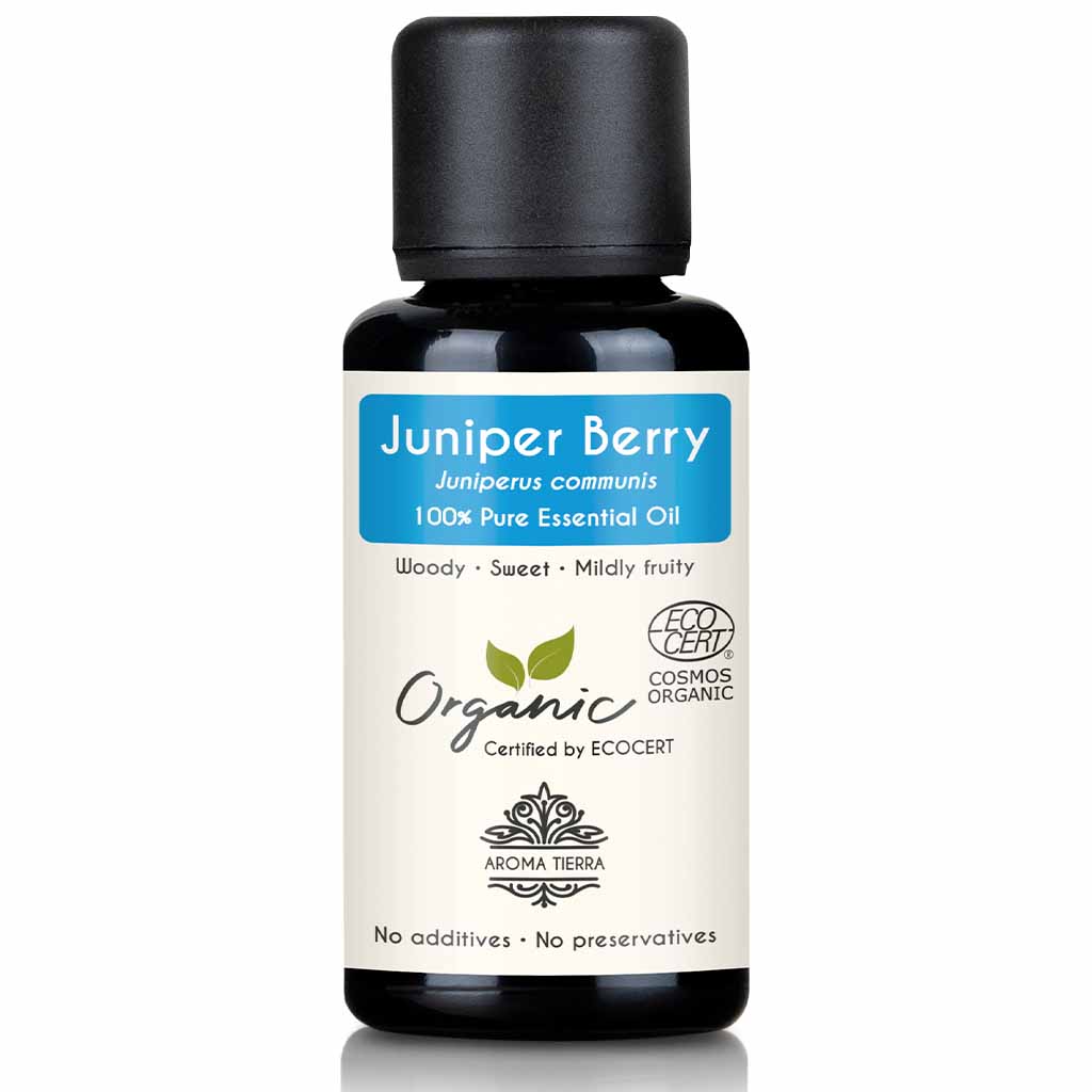 Organic Juniper essential oil natural therapeutic grade, 30 ml. 