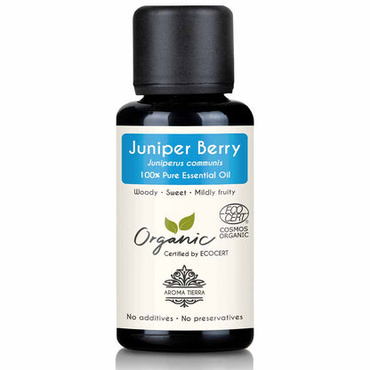 Organic Juniper essential oil natural therapeutic grade, 30 ml. 