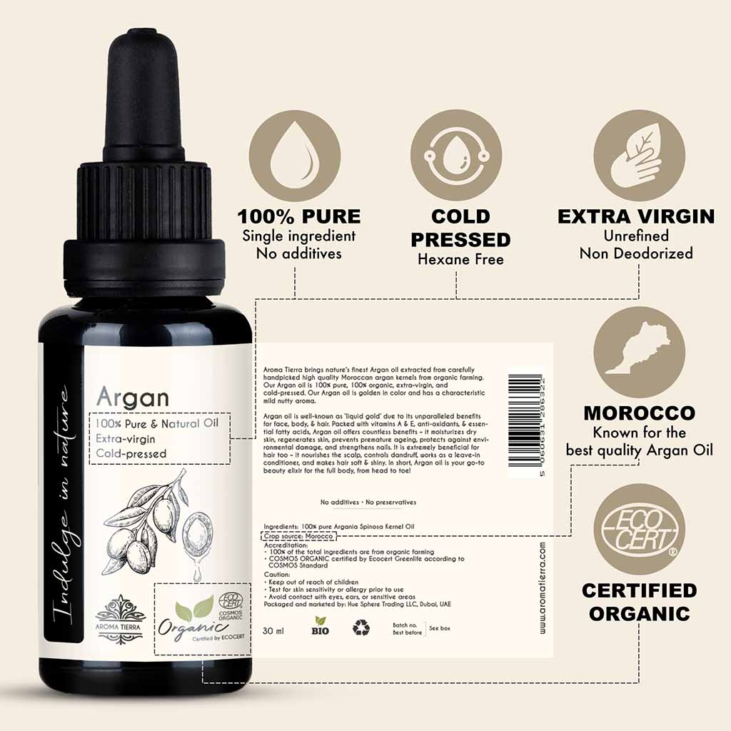 organic argan oil pure natural cold pressed