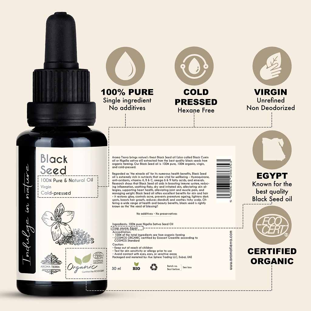 Chilli, Horsetail & Black Seed Organic Hair Oil for Hair Growth