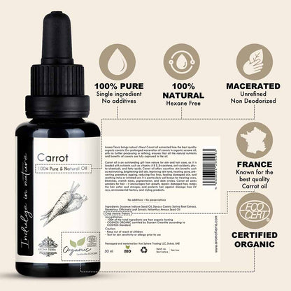 organic carrot oil face body moisturizer
