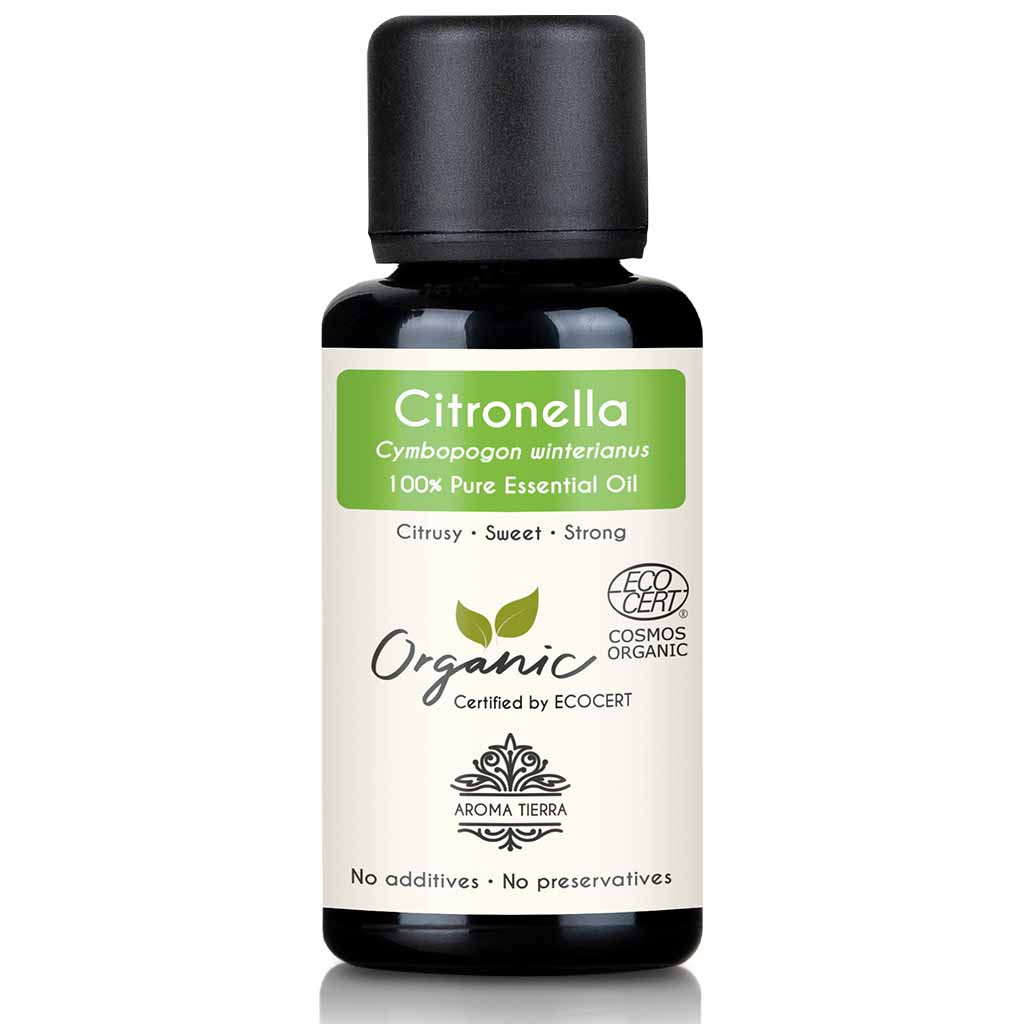 Organic citronella oil natural therapeutic grade, 30 ml. 