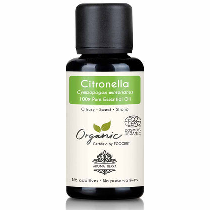 Organic citronella oil natural therapeutic grade, 30 ml. 
