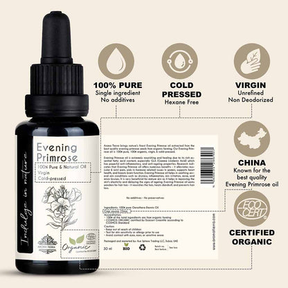  Organic Evening Primrose Oil  from China treats dehydrated skin, fights acne. Best oil for women supplement.