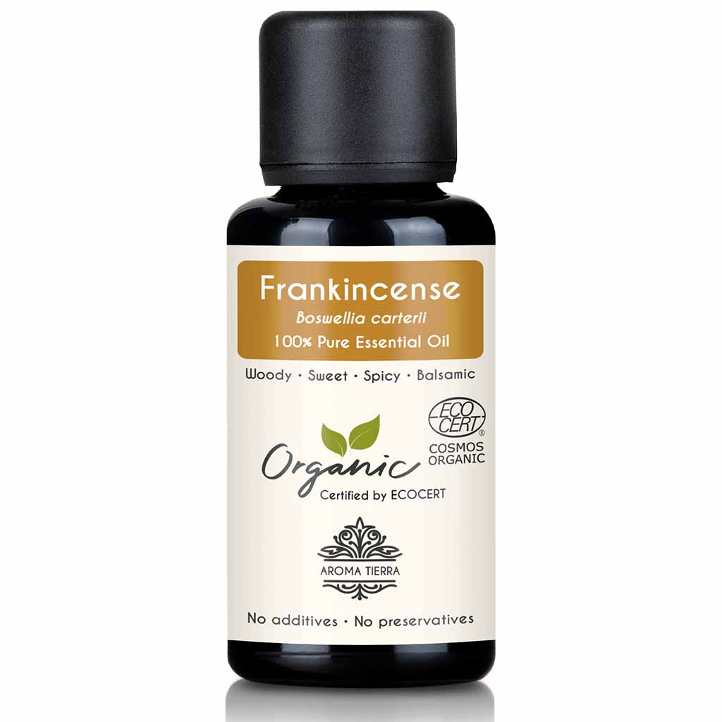 Organic Frankincense essential oil for religious practice, improves cellular functions, 30 ml. 