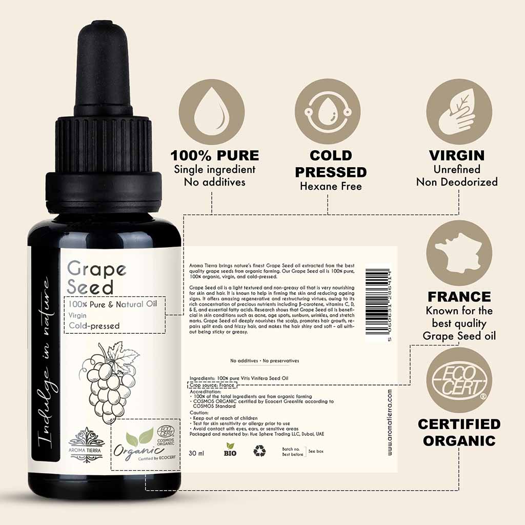 organic grapeseed oil dry skin face moisturizer
