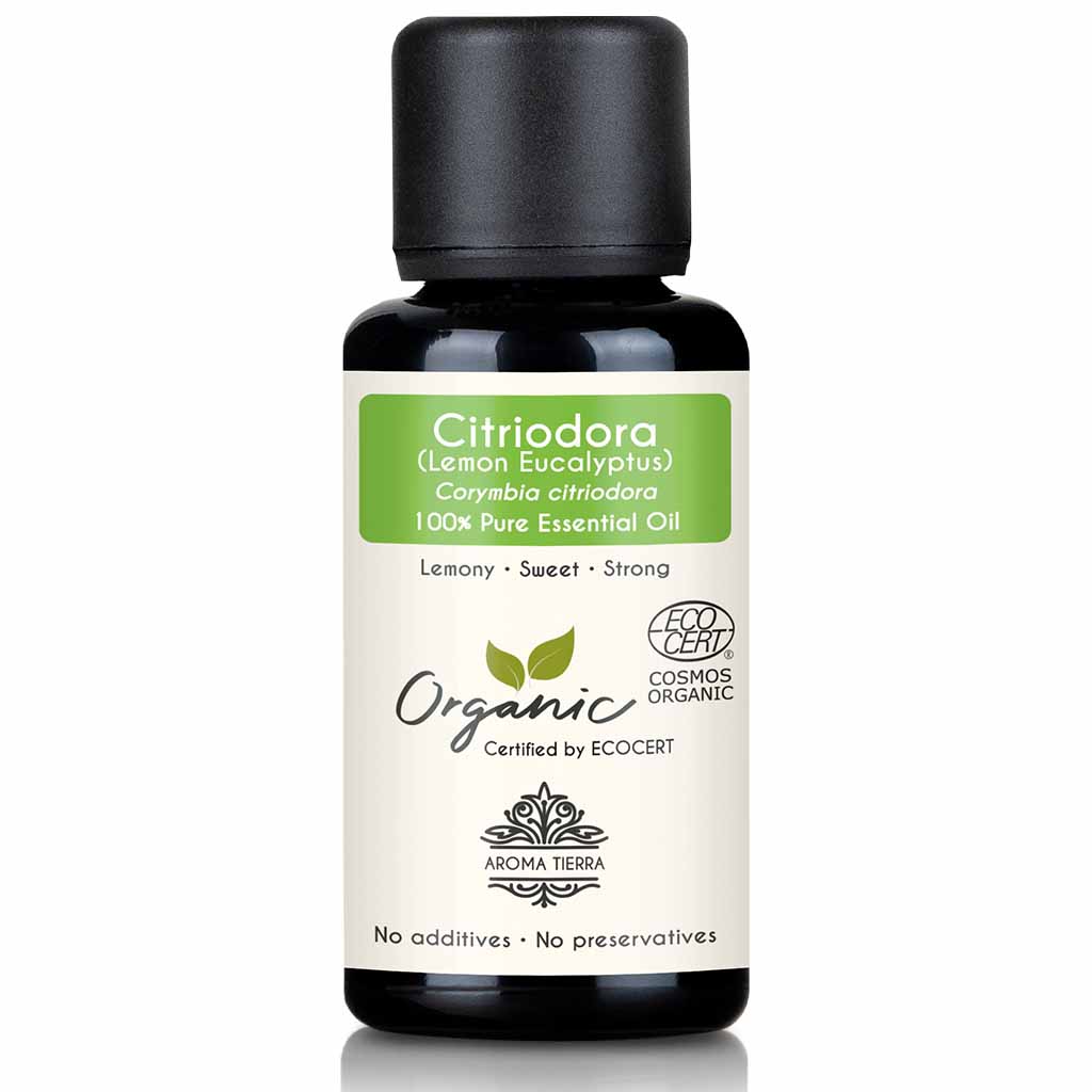 Organic citriodora oil natural therapeutic grade, 30 ml. 