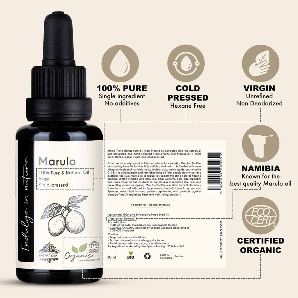 organic marula oil face skin hair body