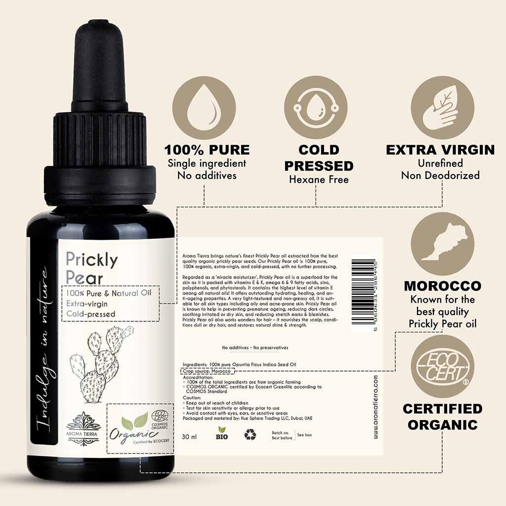 Best quality organic Prickly Pear oil from Morocco, cold pressed, no additives and extra virgin
