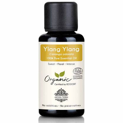 Aroma Tierra Ylang Ylang Essential Oil 100% Pure Organic