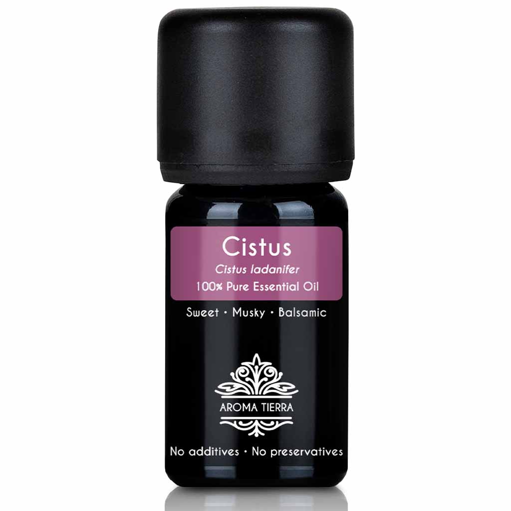 Pure Cistus essential oil natural therapeutic  grade, 5 ml. 
