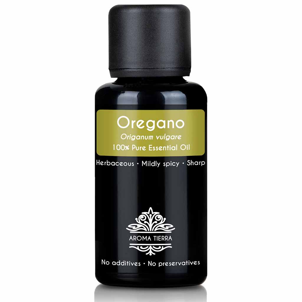 Aroma Tierra natural and pure Oregano essential oil therapeutic grade, 30 ml. 