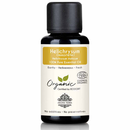 Organic helichrysum essential oil natural therapeutic grade, 30 ml