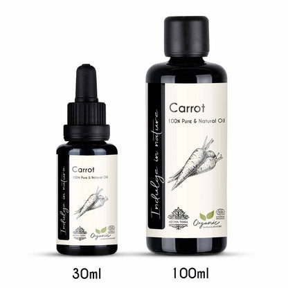 organic carrot oil aroma tierra face skin