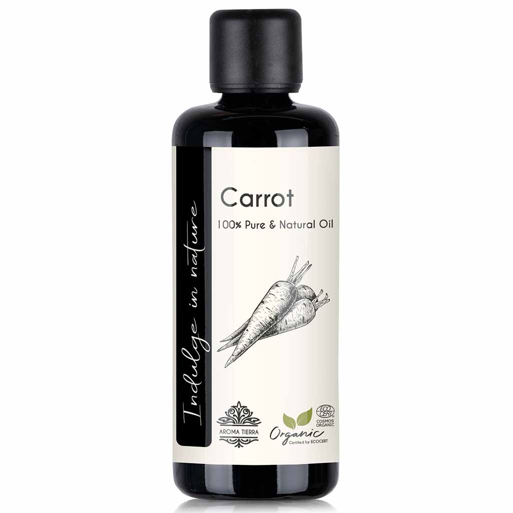 organic carrot oil tanning