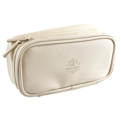 A stylish and compact storage solution for organizing essential by Aroma Tierra.