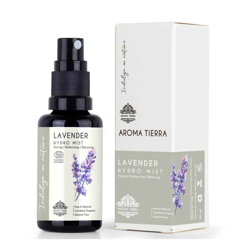 Lavender Hydro Mist - For Face, Toner, Relaxation - Hydrosol Water